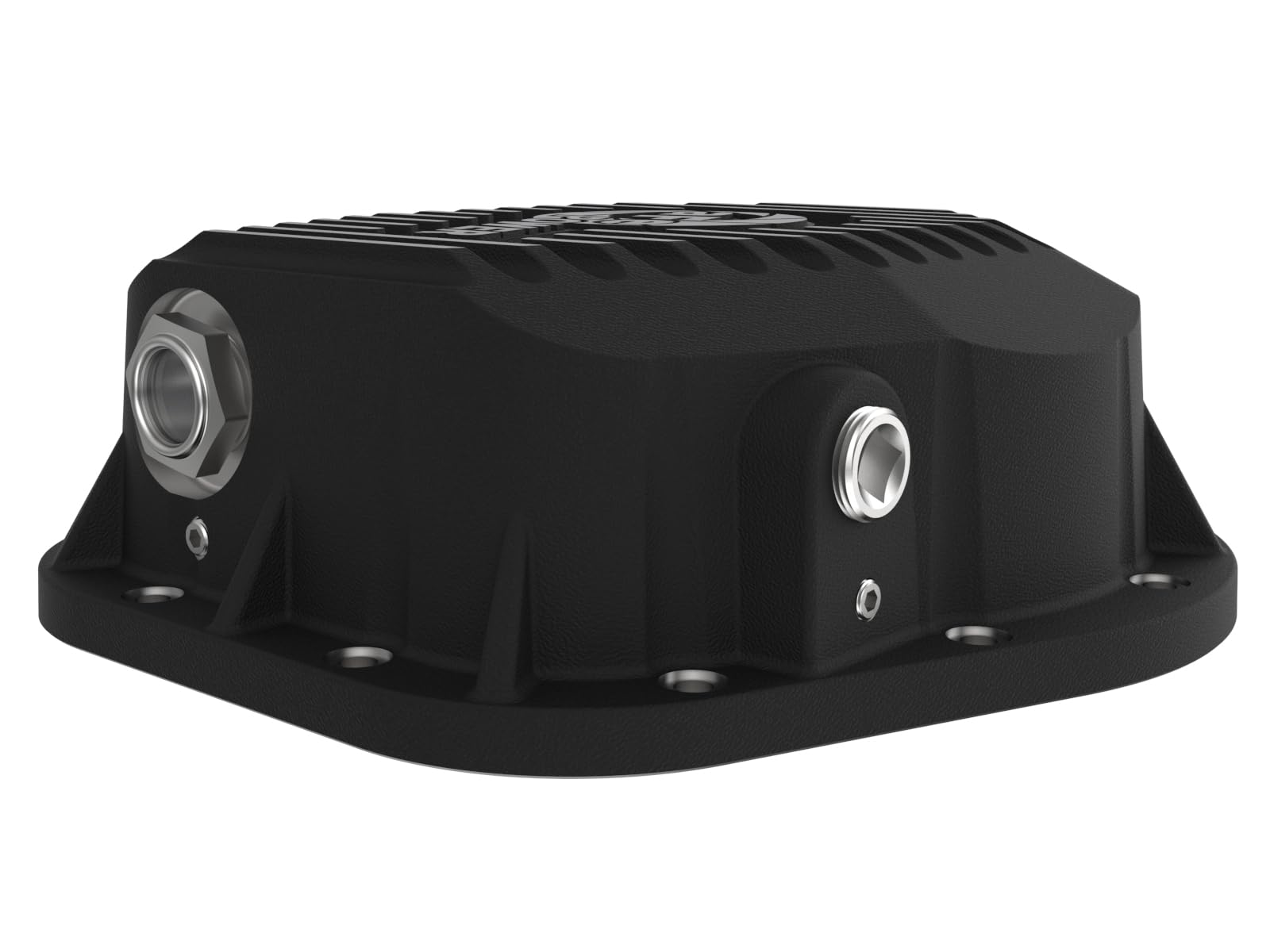 aFe POWER Differential Cover Pro Series Black w/Machined Fins - #46-70022 - Ford F-250/F-350/Excursion 86-25 V8 (td) (10.25/10.50-12)