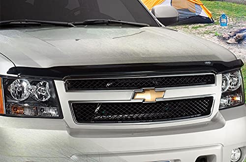 Hoodflector Bug Shield / Hood Protector Auto Ventshade [AVS] | Fits 2015 - 2020 Ford F-150 (Excludes Raptor), 1 pc. | Dark Smoke - 21957