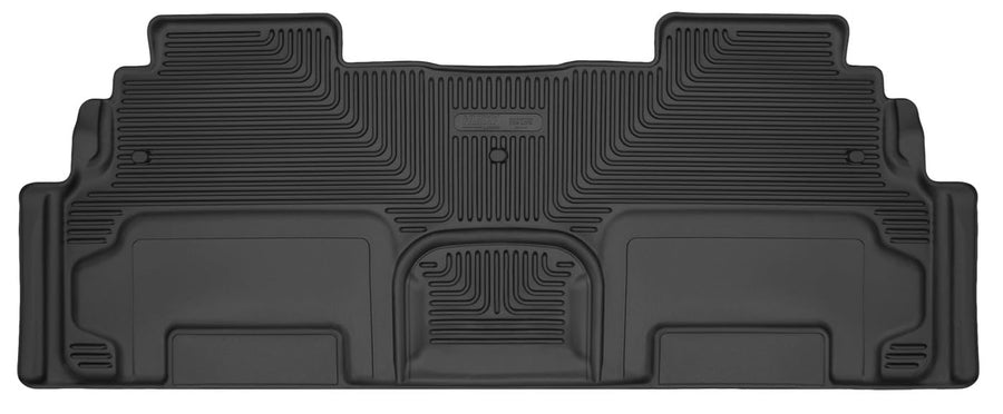 Husky Liners X-act Floor Mats Contour | Fits 2008-2017 Buick Enclave; 2009-2017 Chevrolet Traverse; 2007-2017 GMC Acadia (2017 Limited Only); 2007-2010 Saturn Outlook | 2nd Row, 1-pc Black - 53241