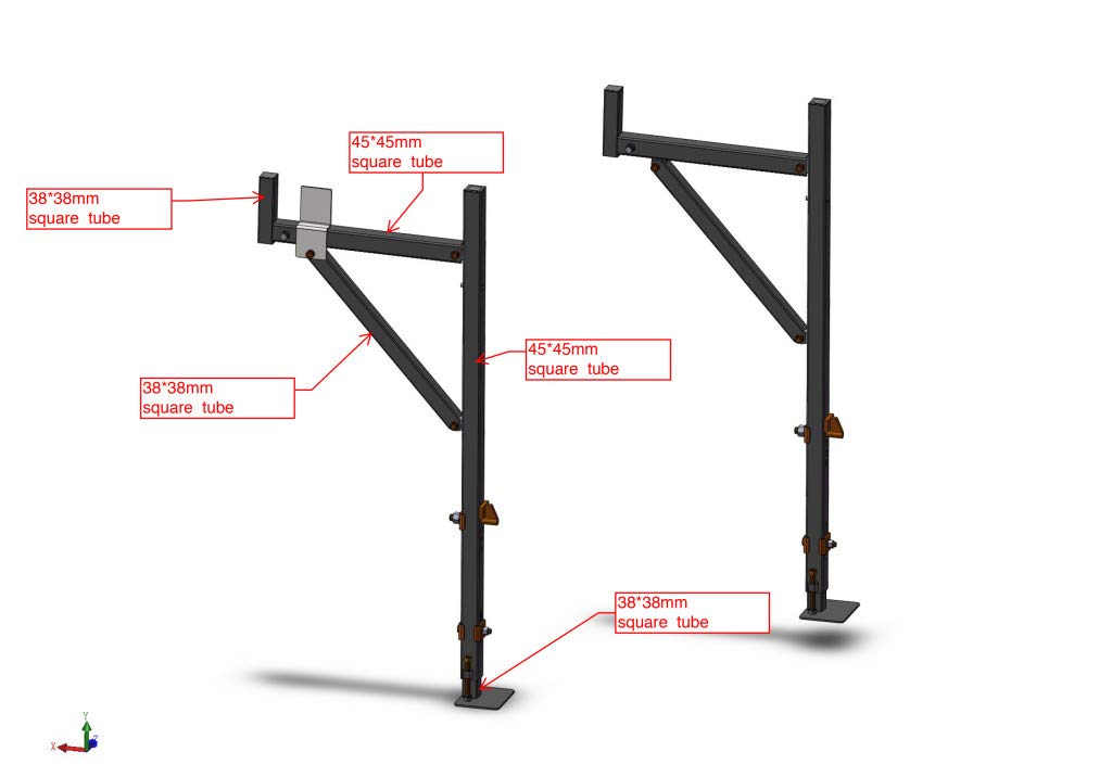 Steel Truck Rack Erickson 07708 (Telescoping, 250lb Rated)