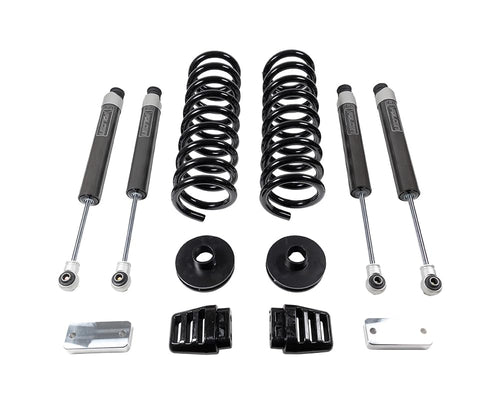ReadyLIFT 49-19320 coil lift kit 3'' - front coils and rear spacers, radius arm drop brackets, Falcon shocks For Dodge/Ram 2500 4WD