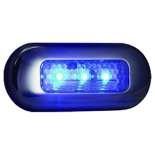 LED-51823-DP T-H Marine LED Oblong Courtesy Lights - Blue