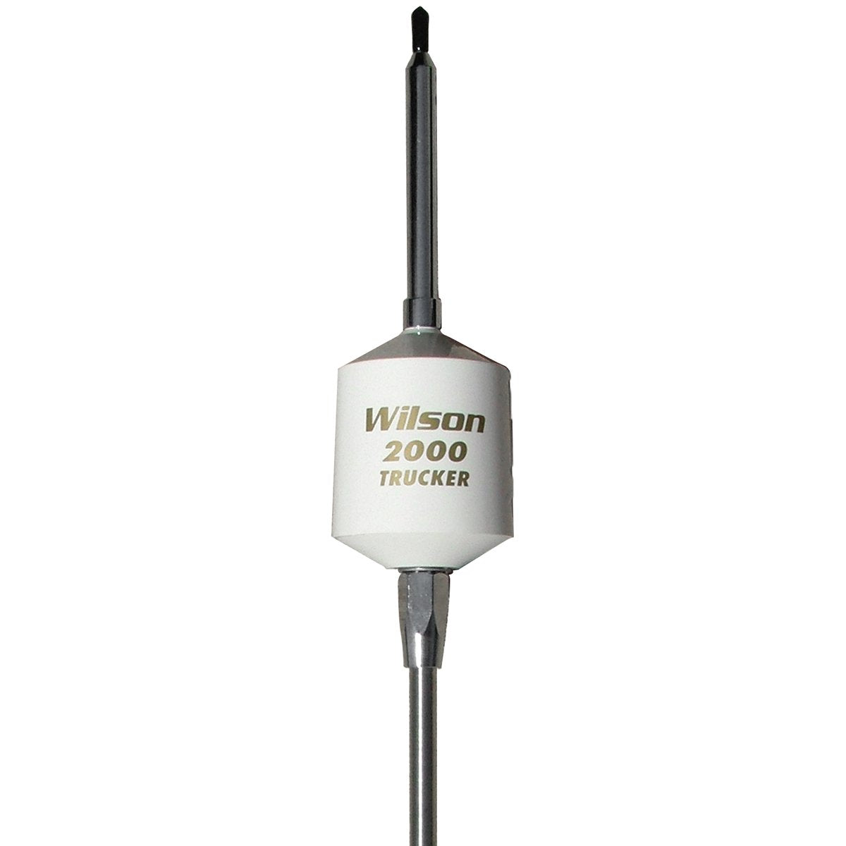 Wilson T2000 Series 305-497 Black Mobile CB Trucker Antenna with 10-Inch Shaft 49-Inch Steel Whip 3500 Watts AM|FM Ready CB Radio Antenna - White
