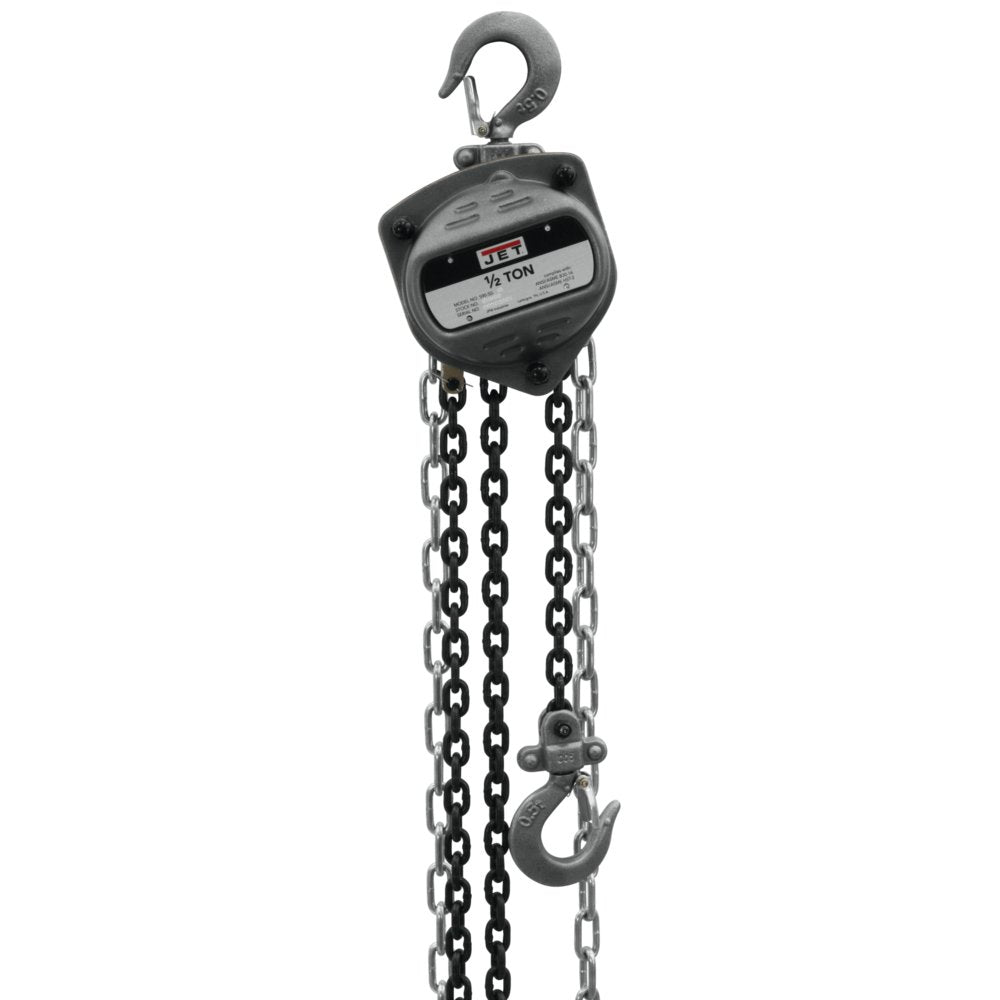 1/2-Ton JET Hand Chain Hoist, 10' Lift (Model S90-050-10)