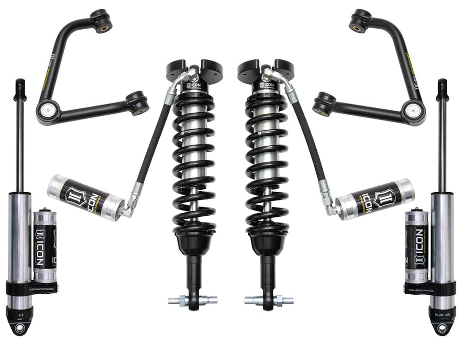 1.5-3.5" Lift, ICON Stage 3 Suspension System, Tubular UCA, Compatible with 2019-2023 GM 1500, K73063T