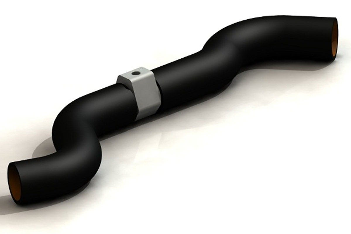 Mishimoto Black Water Temperature Sensor Adapter - 34mm