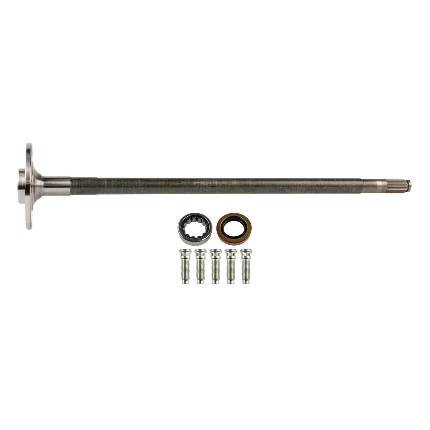 Drive Axle Shaft Assembly EXCel For Ford 7.5", 8.8"; 30.125" Overall Length; 5 X 4.5 Lug Pattern; 28 Spline; Includes Bearing, Seal And Studs