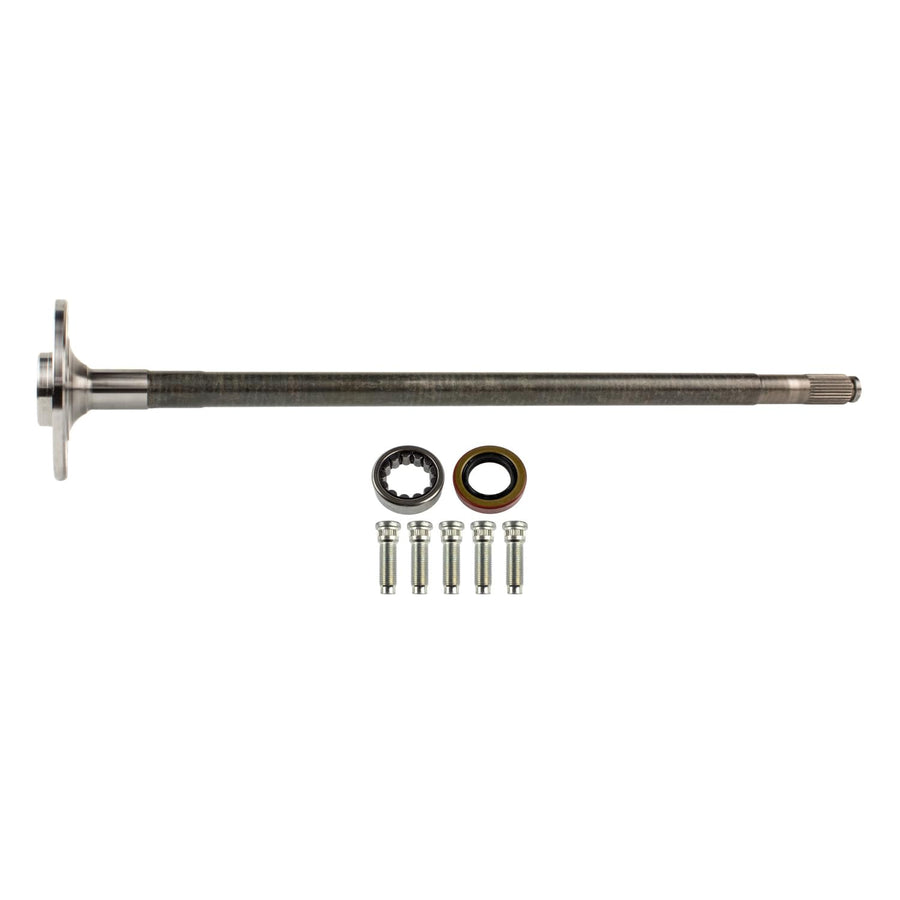 Drive Axle Shaft Assembly EXCel For Ford 7.5", 8.8"; 30.125" Overall Length; 5 X 4.5 Lug Pattern; 28 Spline; Includes Bearing, Seal And Studs