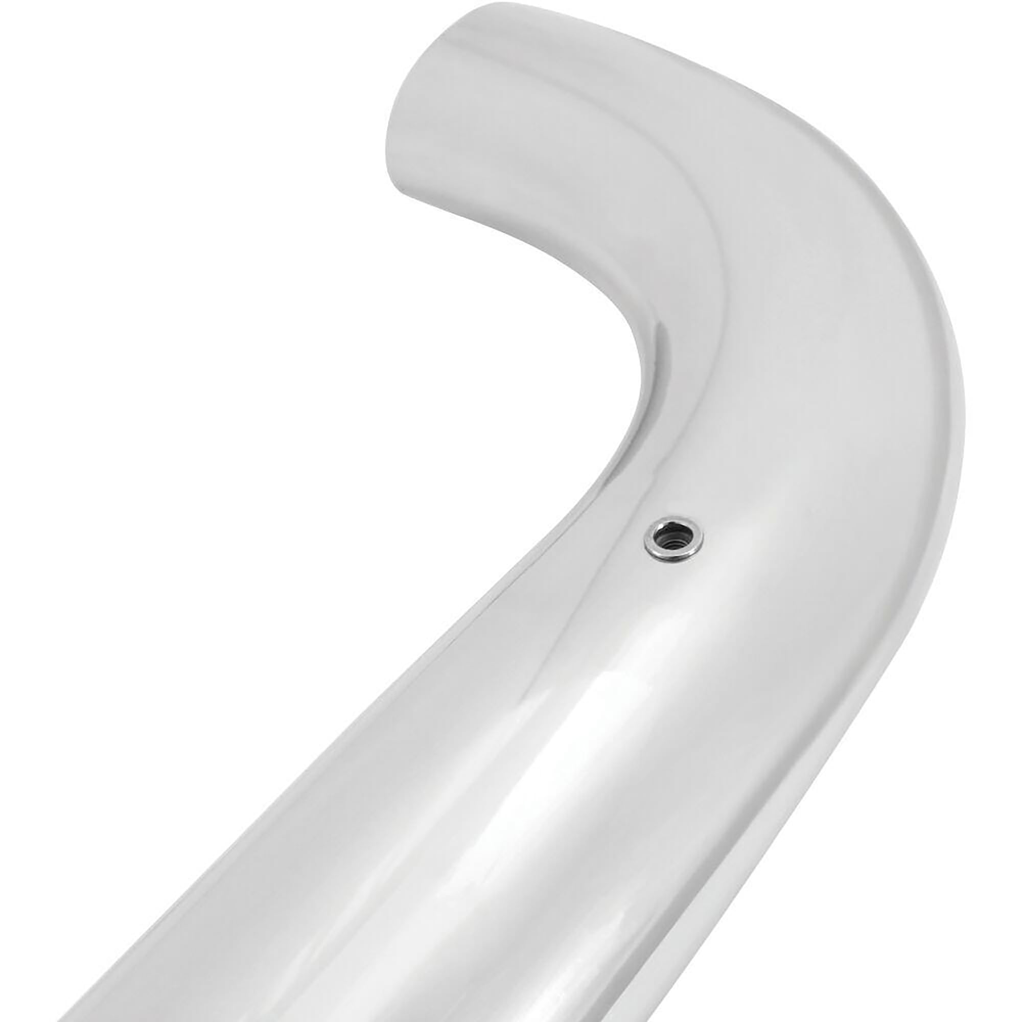 Platinum 4 Oval Nerf Bars Westin fits 2014-2018 Silverado Sierra 1500 2019 Silverado LD Sierra 1500 Limited Double Cab (Body Mount) Polished Pair