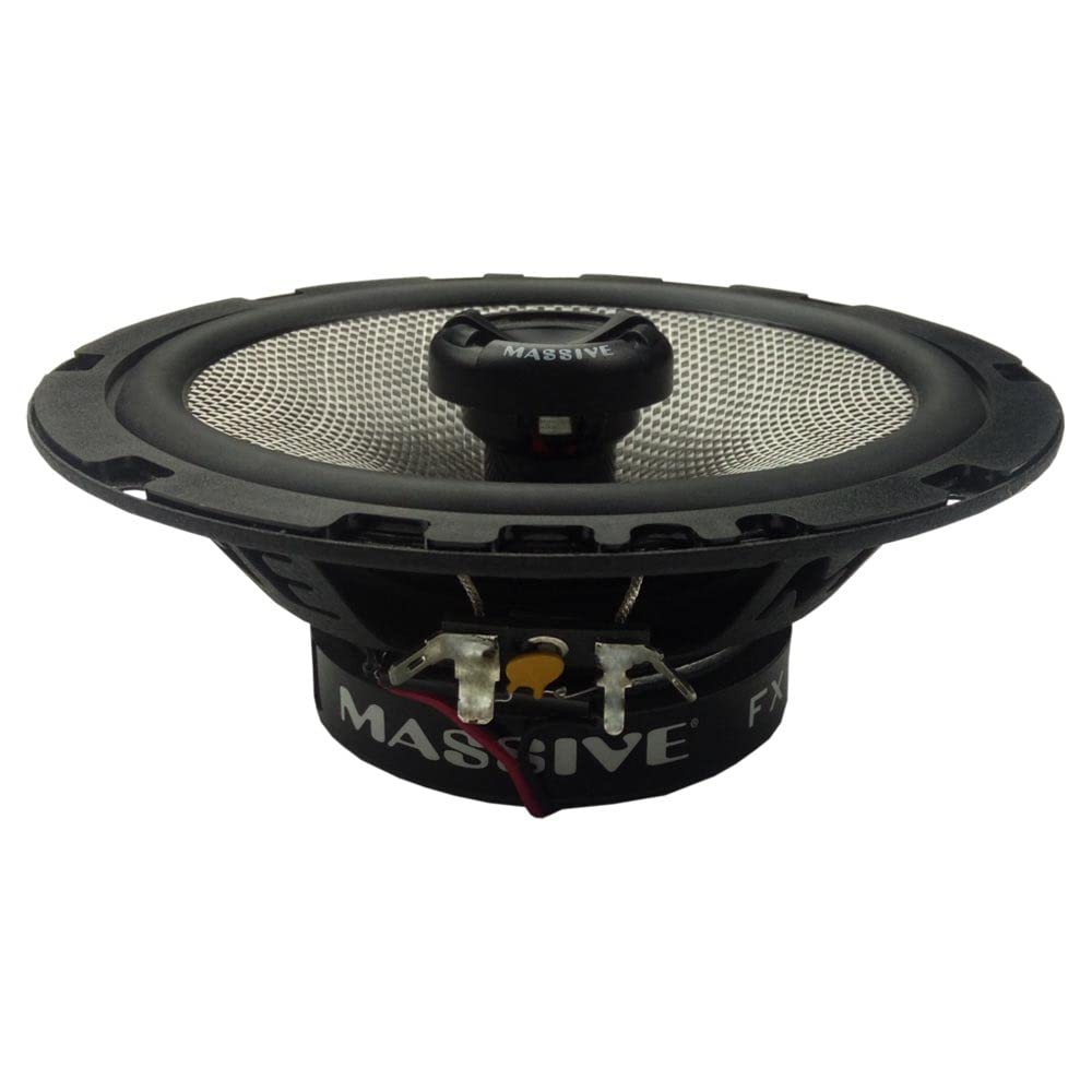 Massive Audio Pair of FX Series 6.5" 4-Ohm 75 Watts RMS 2-Way Coaxial Speakers