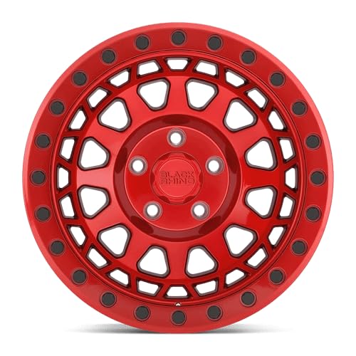 Black Rhino PRIMM Hard Alloys 17X9 5X5.0 5 0mm CANDY RED W/BLACK BOLTS - 1790PRM005127R71