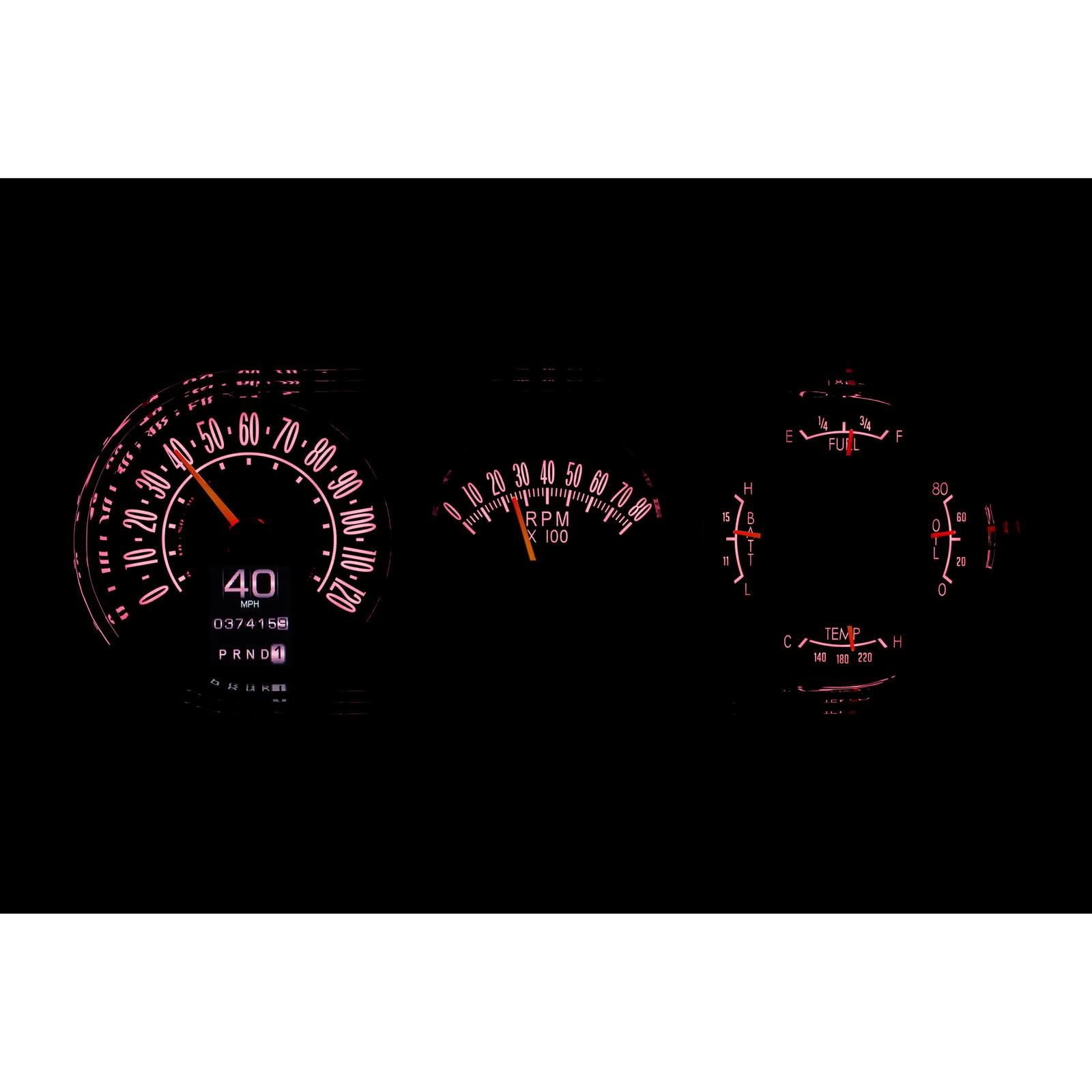 Dakota Digital Retrotech Gauge Instrument System RTX-63C-NOV-X Compatible with 1963-65 Chevy Nova