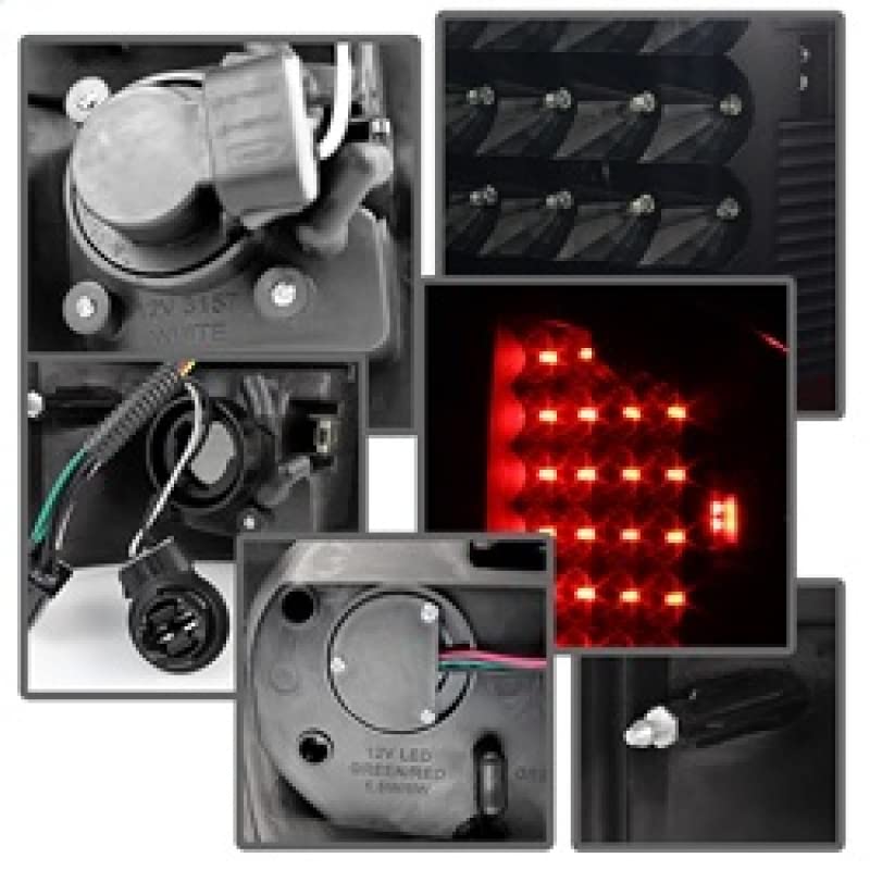 Auto Spyder ALT-JH-DR02-LED-BKSM LED Tail Light