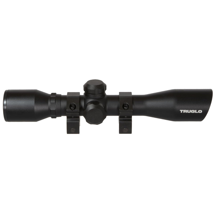 4x32mm TRUGLO Compact Rimfire and Shotgun Scope Series, Diamond Reticle, Black