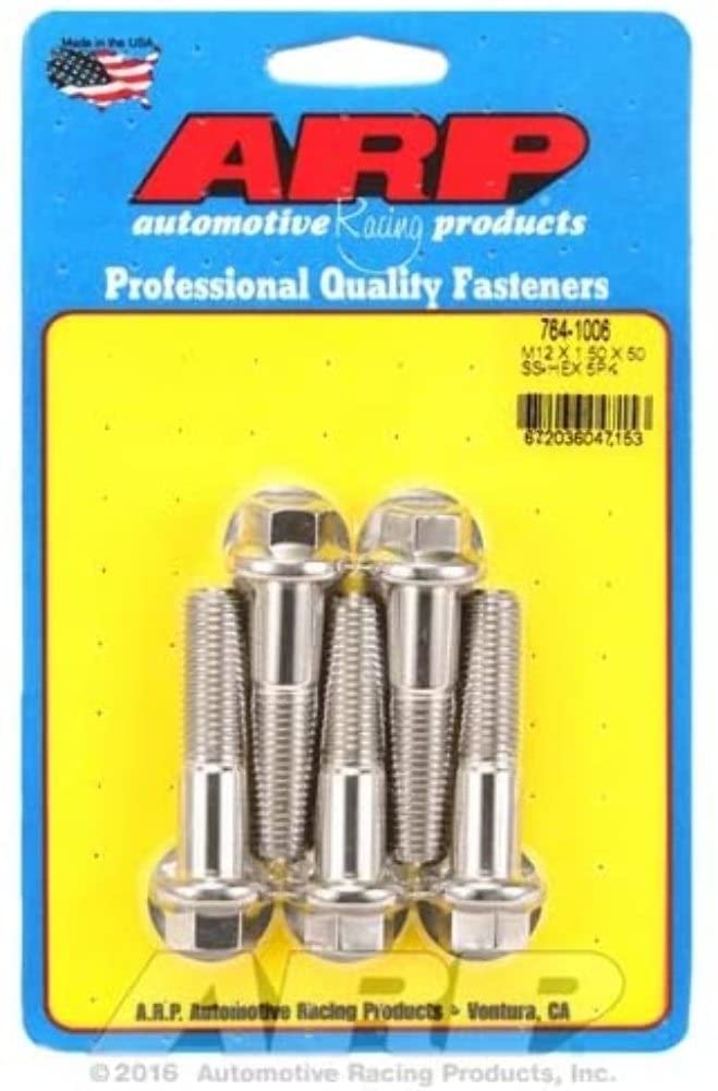 ARP Bolt 764-1006 (Hex SS M12 x 1.5 x 50), 1 Pack