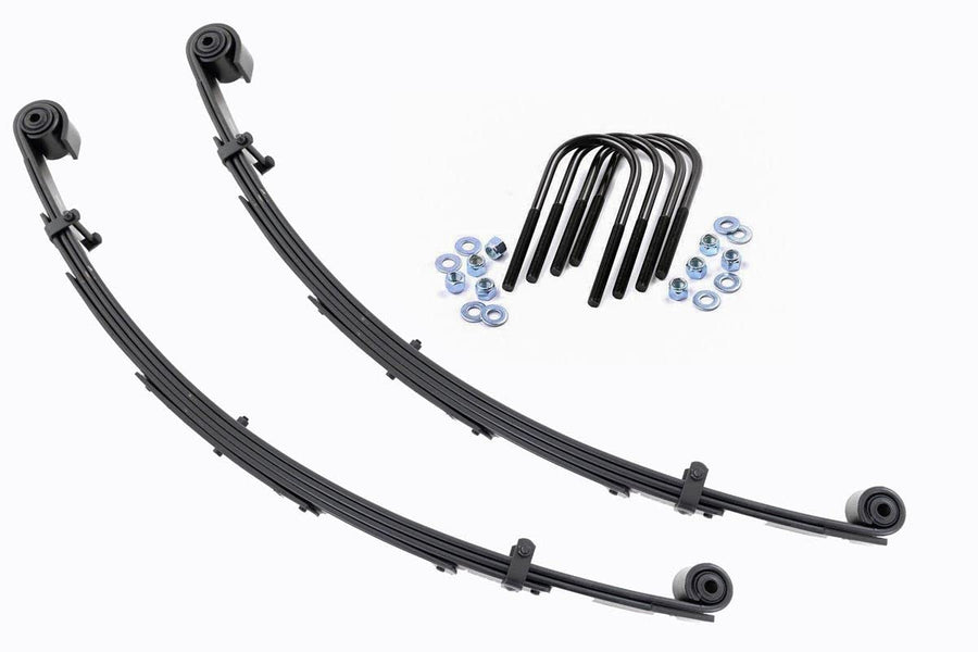 Front Leaf Springs Rough Country for Ford F-250/F-350 SuperDuty (1999-2004) with 4" Lift, Set of 2