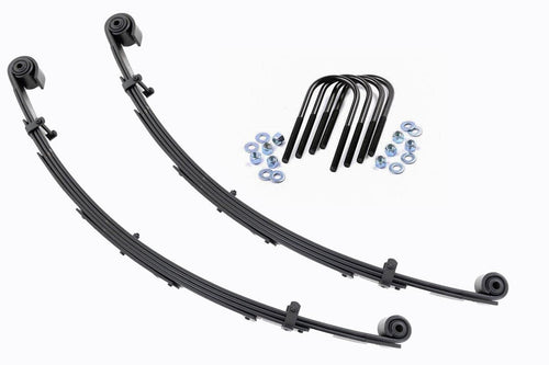 Front Leaf Springs Rough Country for Ford F-250/F-350 SuperDuty (1999-2004) with 4" Lift, Set of 2
