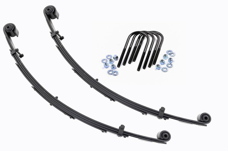 Front Leaf Springs Rough Country for Ford F-250/F-350 SuperDuty (1999-2004) with 4" Lift, Set of 2