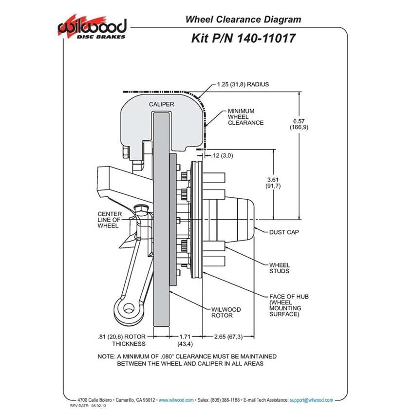 140-11017-D Wilwood Front Disc Brake Kit