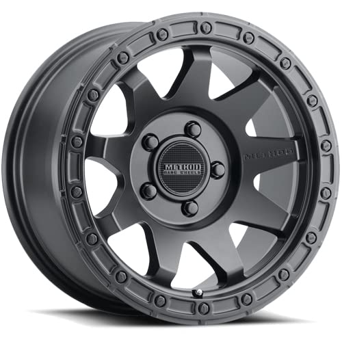 317 Method Race Wheels Custom Wheel - 18x9, 18 Offset, 5x150 Bolt Pattern, 110.5mm Hub - Matte Black Rim