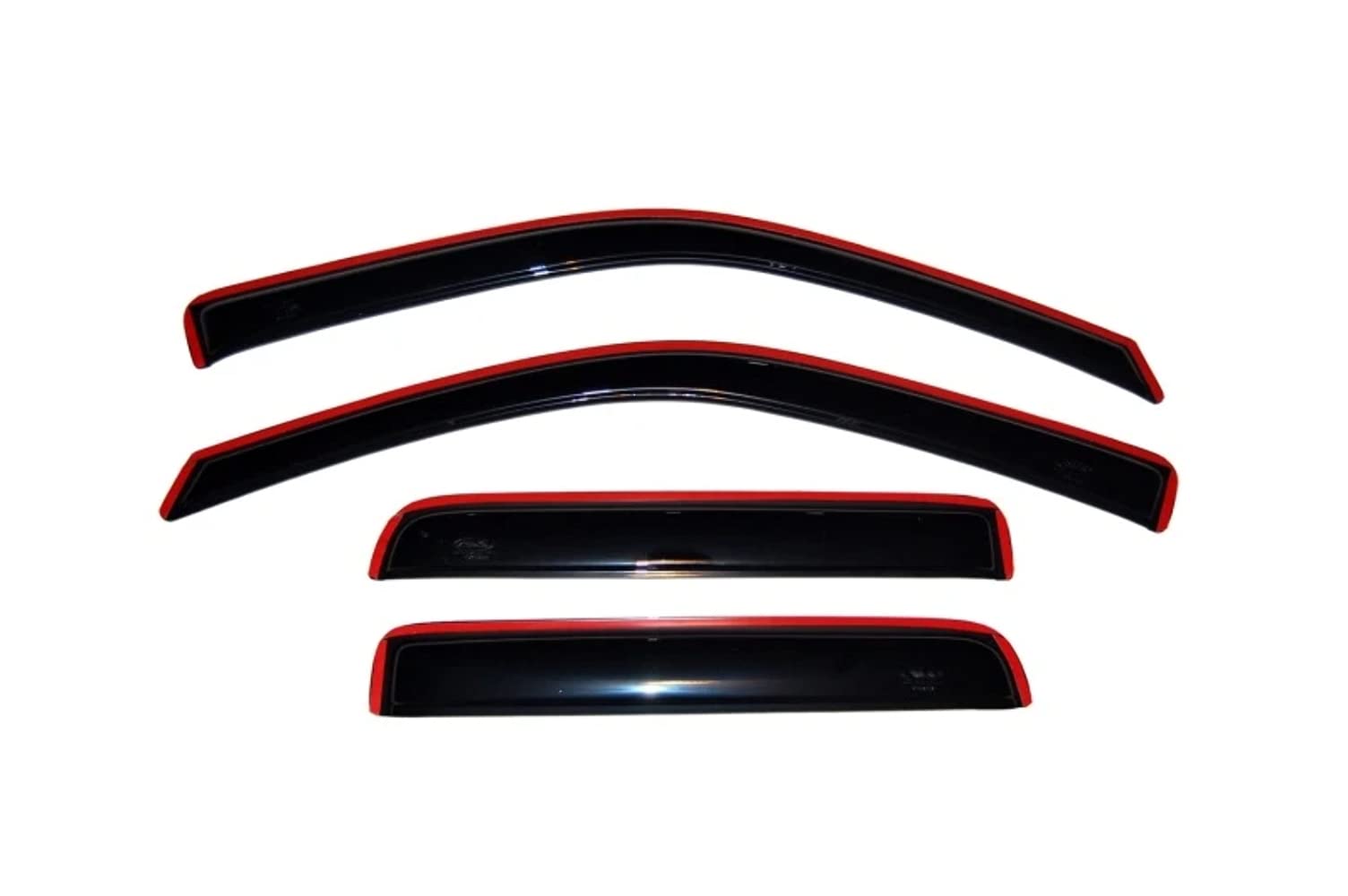 Chevy Colorado Crew Cab AVS 04-12 In-Channel Ventvisor Front & Rear Window Deflectors 4pc - Smoke