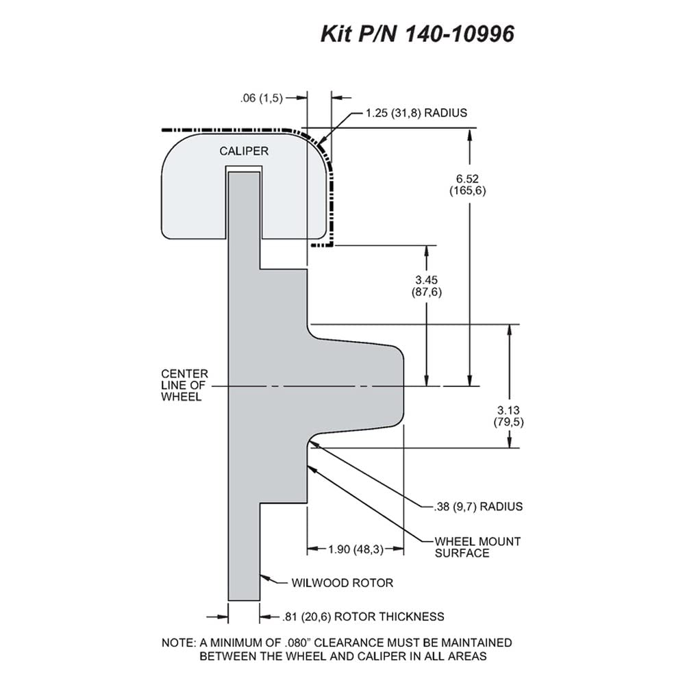 Red FDLI Front Kit,11.00"
