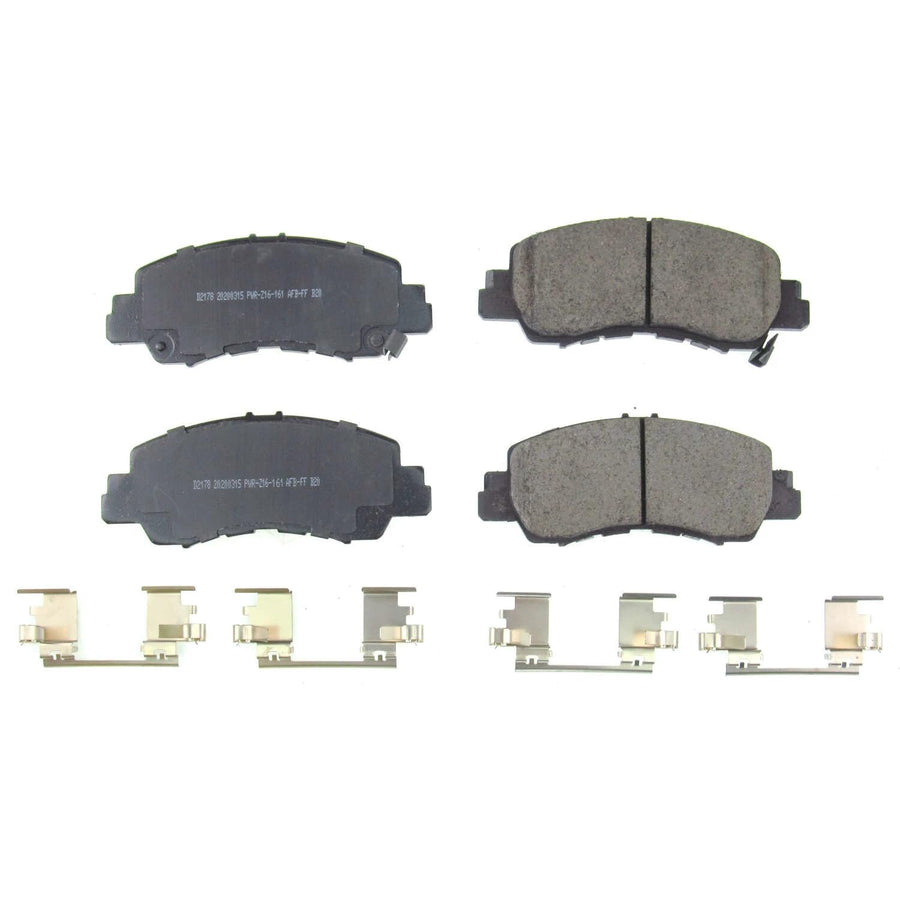 Power Stop Brake Kit Front For Mitsubishi Eclipse Cross 2018-20 | Mitsubishi Eclipse Cross 2022-24 - Ceramic Brake Pads With Installation Hardware, 17-2178