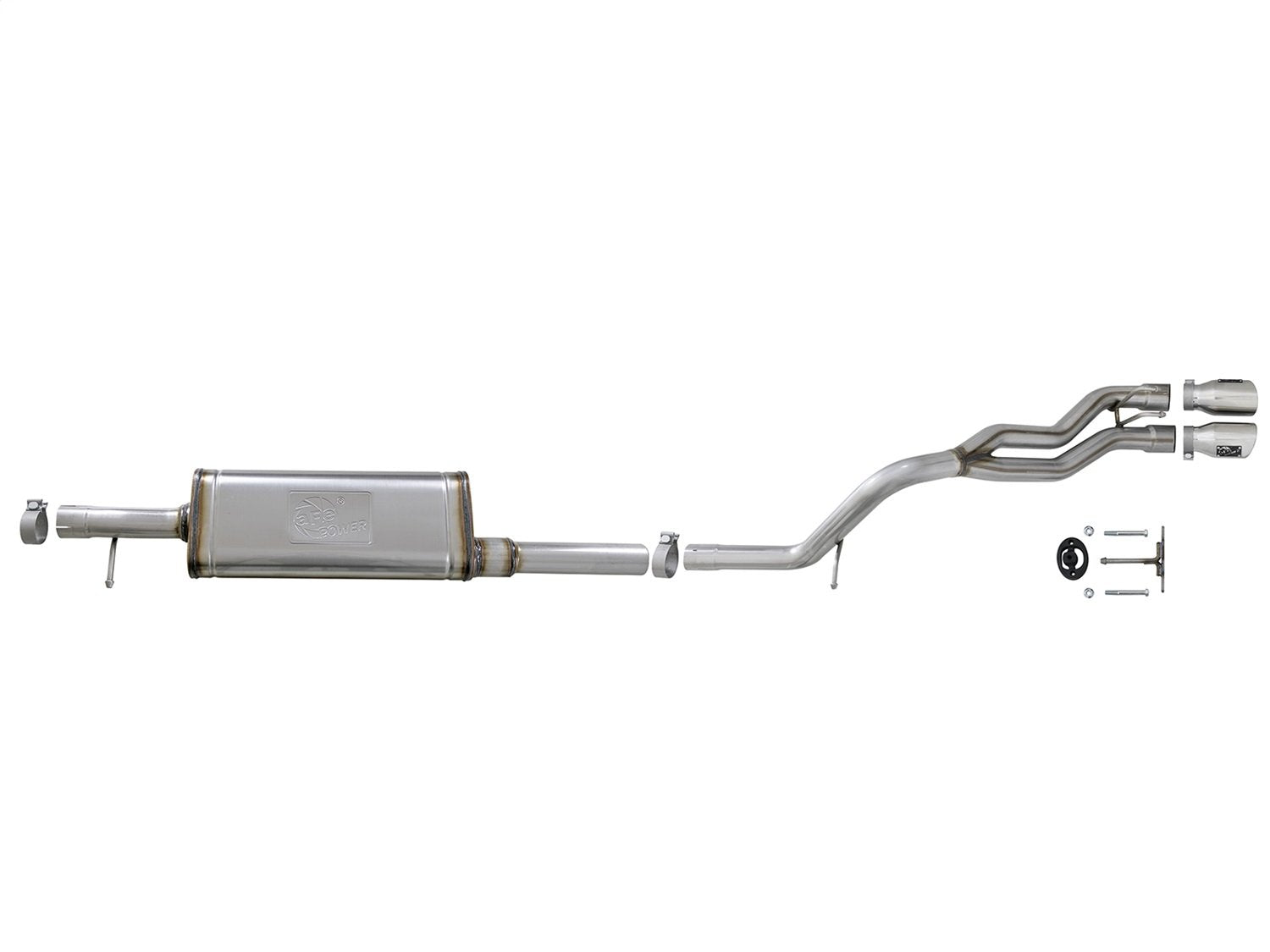 Rebel Series aFe Power 49-48054-P Performance Cat-Back Exhaust System