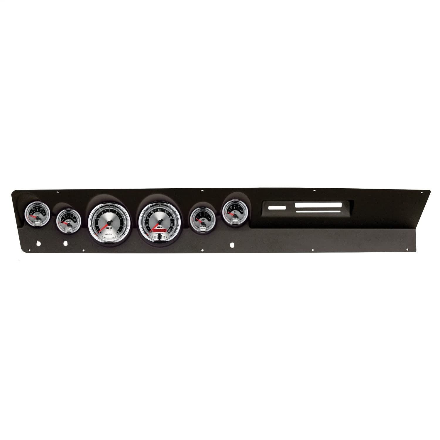 AutoMeter Dash Kit Direct Fit, (3 3/8" X2, 2 1/16" X4), Dodge Dart 67-69, American Muscle (2119-01)