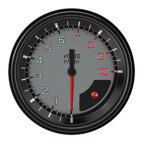 AX10GBLF Classic Instruments Autocross Gray 3 3/8" Tach 10K