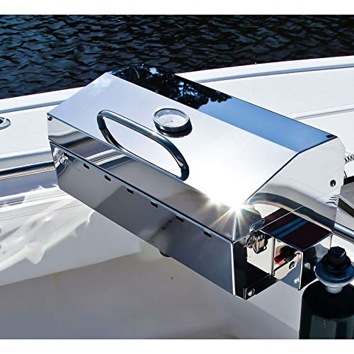 Kuuma Grill-StowNGo160, Gas w/EU-Style Fitting w/Therm&Igniter - Camco Manufacturing
