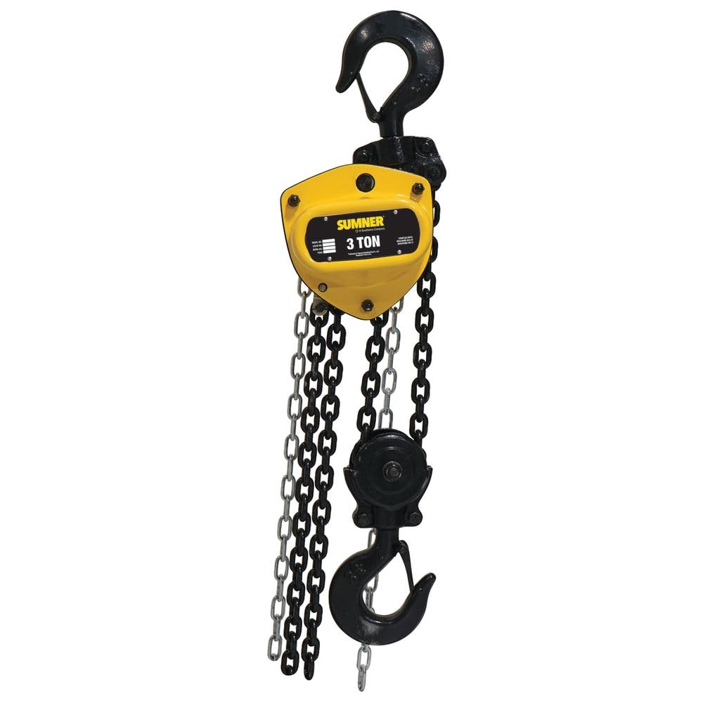 Southwire Sumner 787422 3 Ton Chain Hoist with Chain Fall 20 ft.