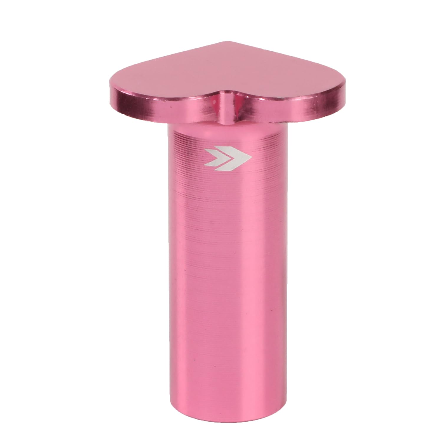 NRG Innovations 6061 Aluminum NRG-DB-H002PK Heart E-Brake Drift Button, Hand Brake Lever Button Compatible with 1986 Toyota, Subaru WRX/STI, BRZ, Mazda Miata/RX-7, Pink