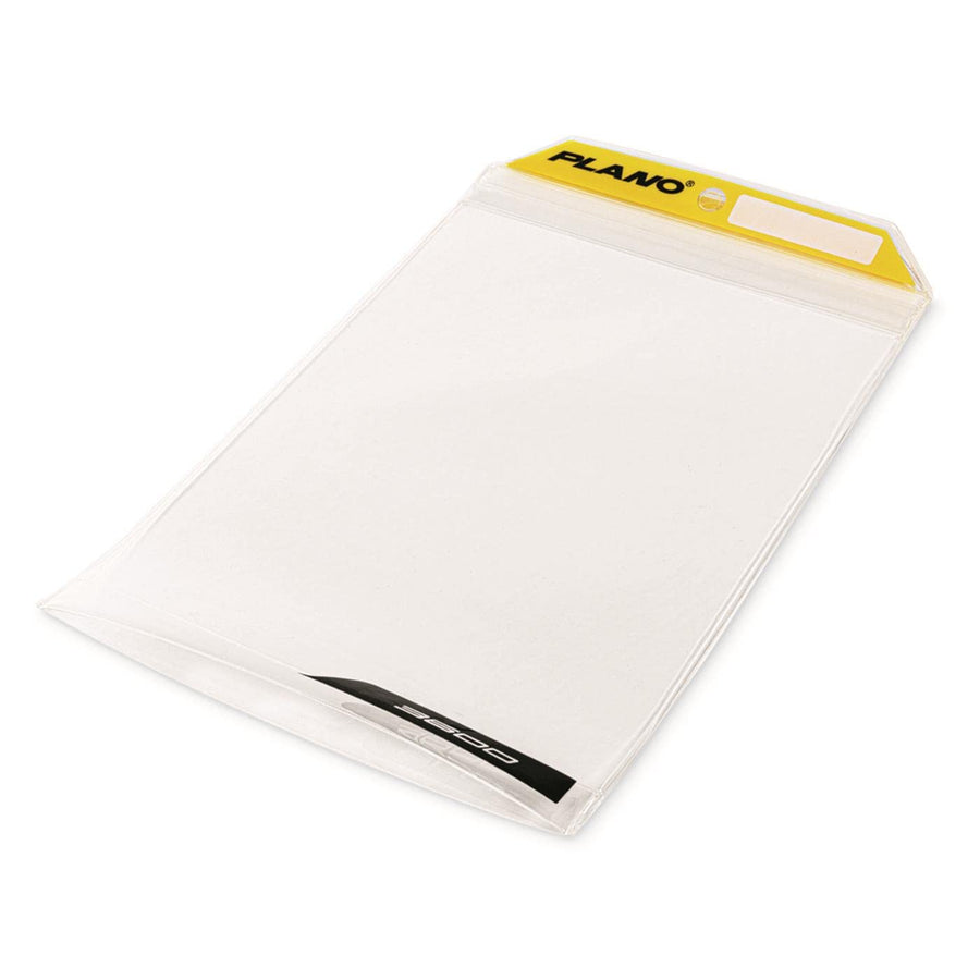 Plano 3700 StowAll Series Waterproof Storage Bag, 14”L x 9” H, Transparent, TPU Material, Waterproof Plastic Zip-Seal Bags for Baits, Lures, & Fishing Tools