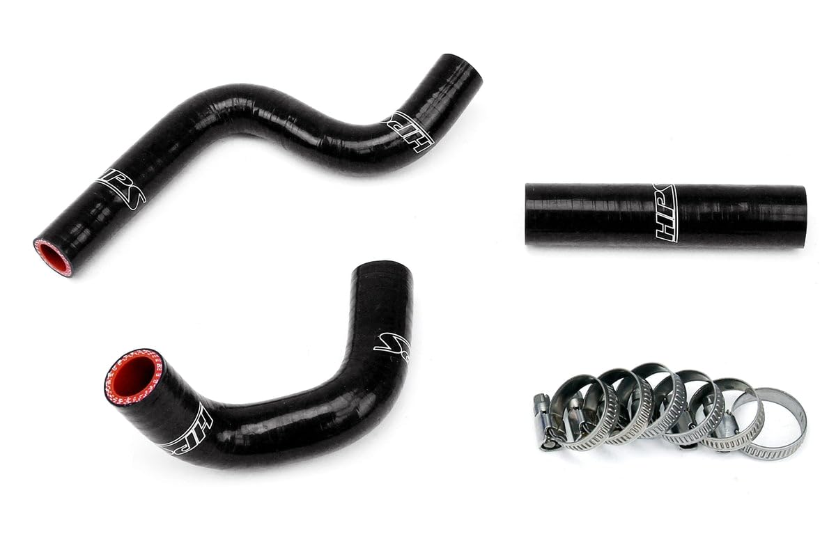 Black HPS 57-1364-BLK Silicone Radiator Coolant Hose Kit
