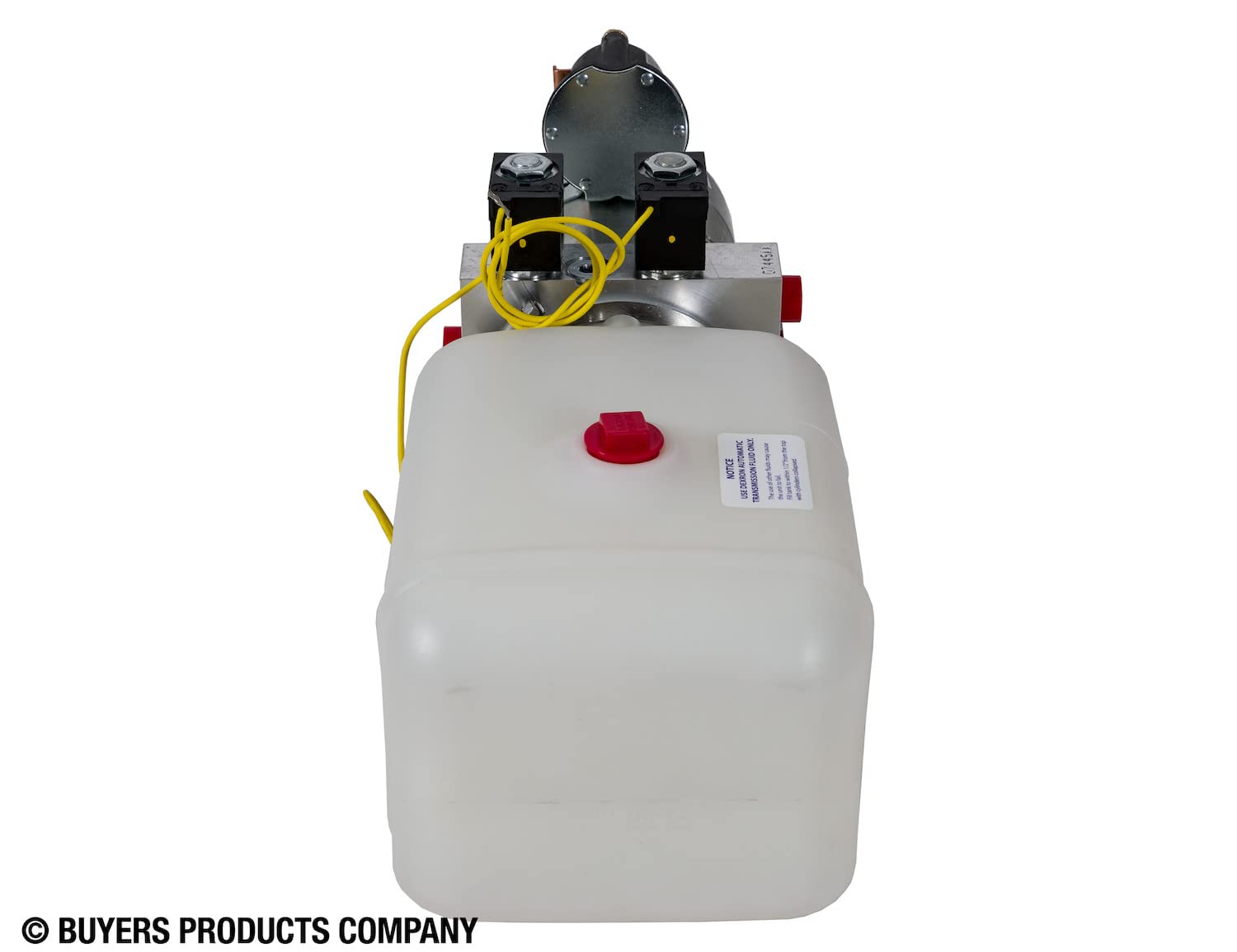 4-Way DC Hydraulic Power Unit Buyers Products, Controls Horizontal 0.75 Gallon Poly Reservoir, Hydraulic Accessories for Trucks & Trailers