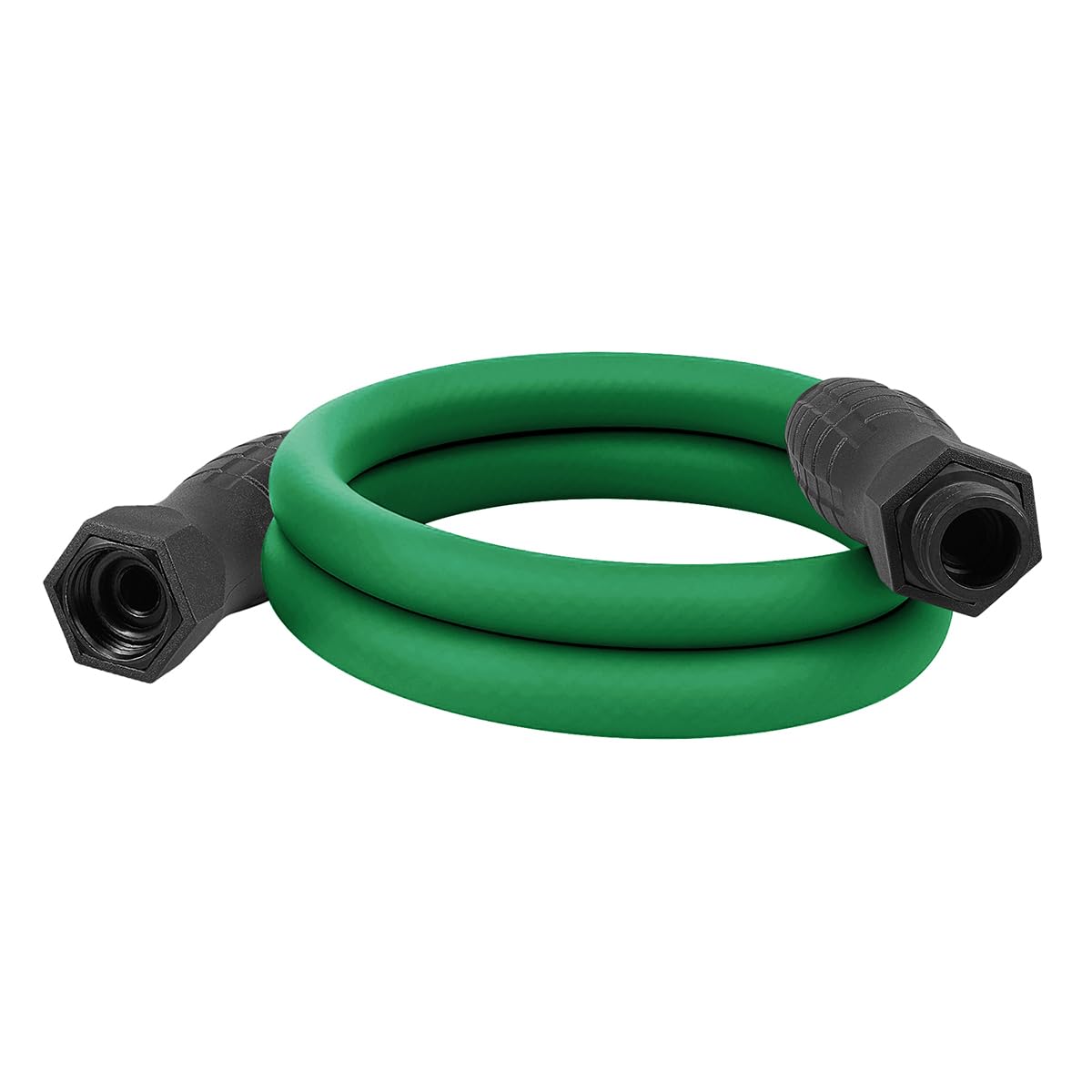 SwivelGrip Flexzilla Colors Garden Hose 5/8 in. x 5 ft., Lightweight All-Weather Water Hose, Durable and Flexible, Leak-Free Connections, Forest Green