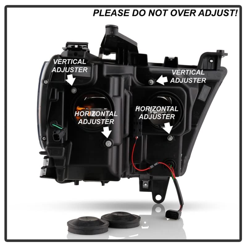 Projector Headlight Spyder - (PRO-YD-DR19HALSI-SEQ-BK)