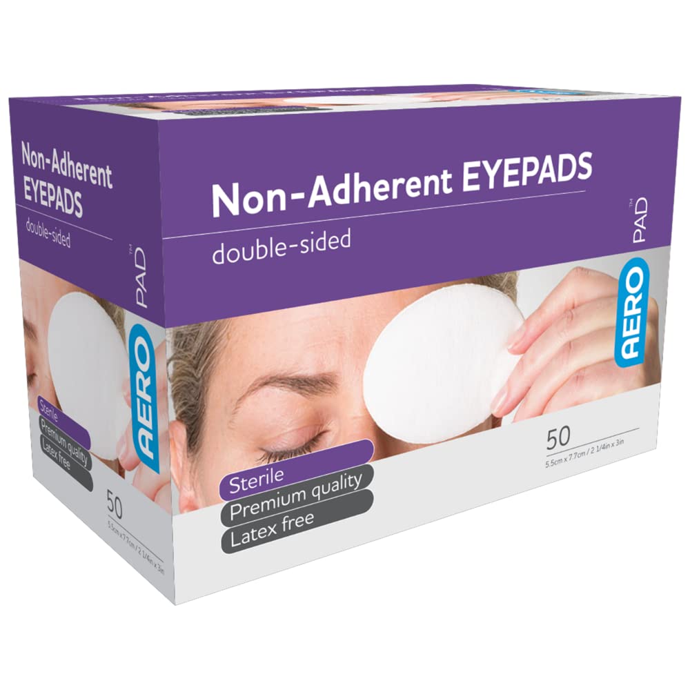 Non-Adherent AeroPad Eye Pads 5.5cm x 7.7cm