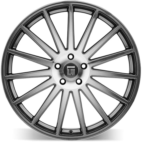 TR92 TOUREN 18X8 35MM 5-120 72.56MM GLOSS GRAPHITE/MACHINED FACE