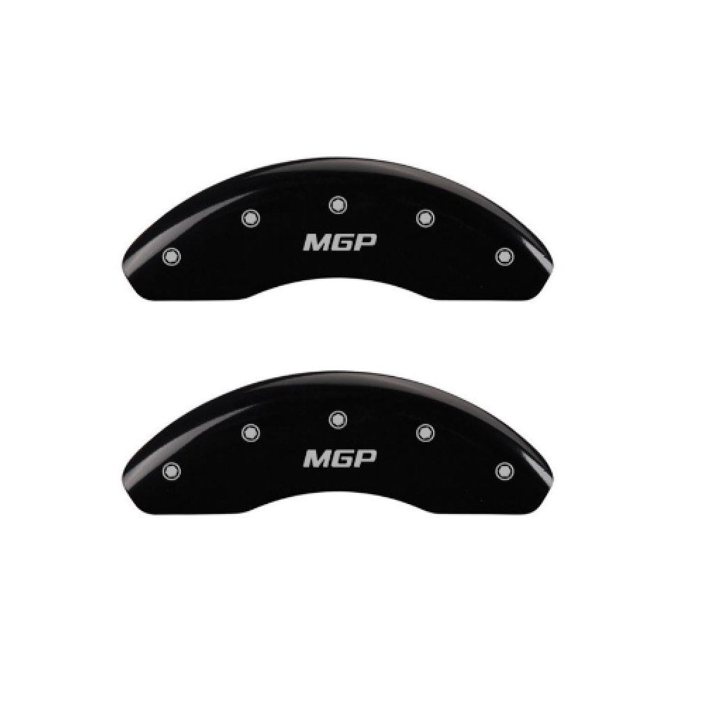 Set of 4 MGP 26220SMGPBK Black Front and Rear Disc Brake Caliper Covers for Mazda CX-5 w/ 17" Rims