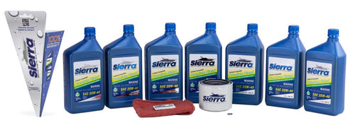 Sierra Oil Change Kit 18-9222 for Mercury Verado Engines - 25W-40