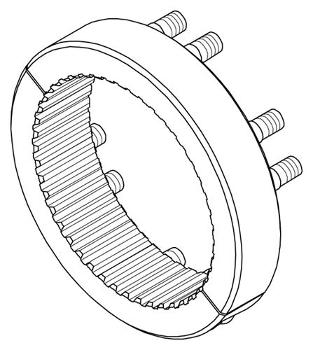 Axle Clamp Hub-Splined (GEN II)