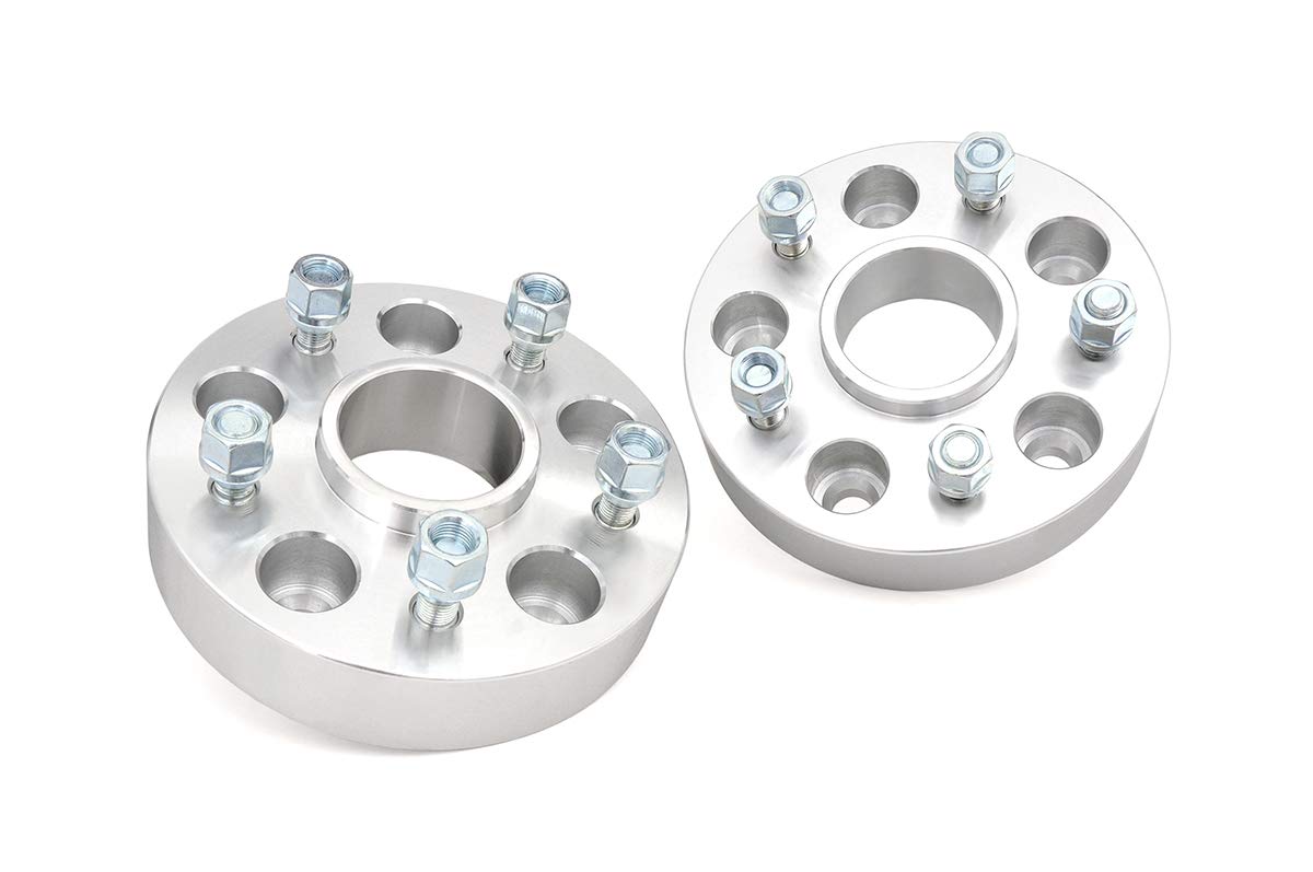 Rough Country 2" Wheel Spacers Aluminum for Ram 1500 4WD (2012-2018 & Classic) - Fits 5x5.5 Bolt Pattern, Pair
