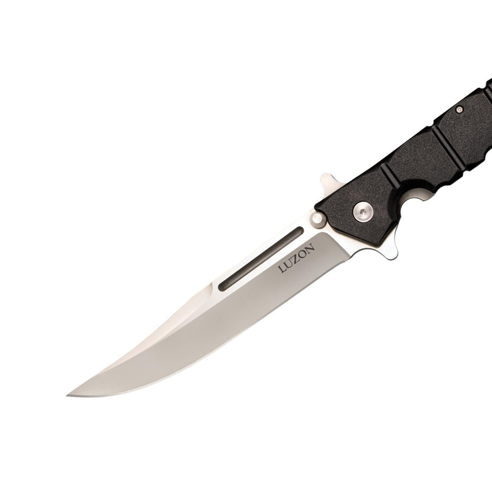 Luzon Series Cold Steel Folding Knife with Pocket Clip, Black/Silver