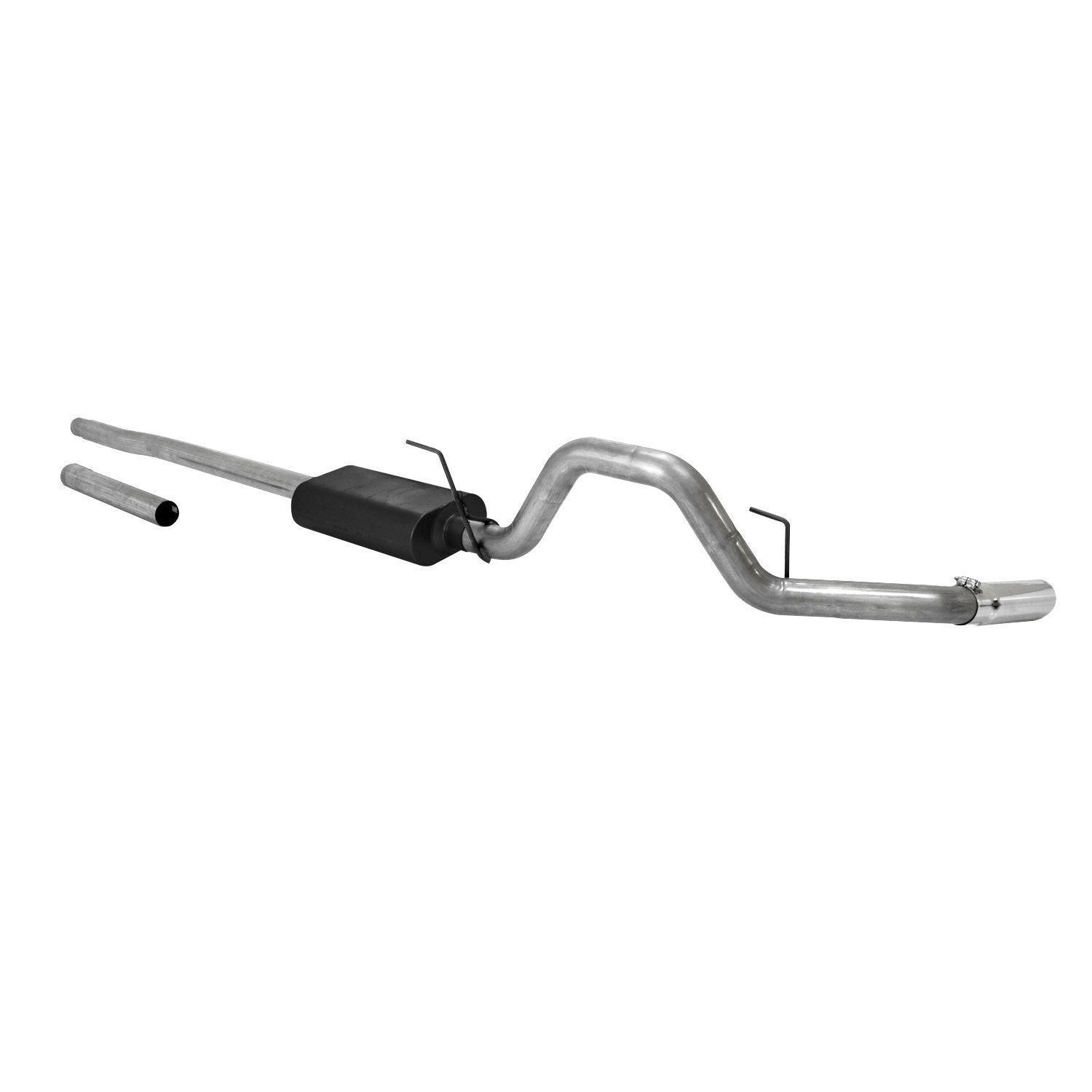 Force II Flowmaster 817403 Cat-Back Exhaust Kit 3 Inch Stainless Steel 3.5 Inch Polished 304 Stainless Steel Tips Compatible with 2004-2008 Ford F-150 Lincoln Mark LT 4.6L 5.4L 2/4WD All Wheelbases