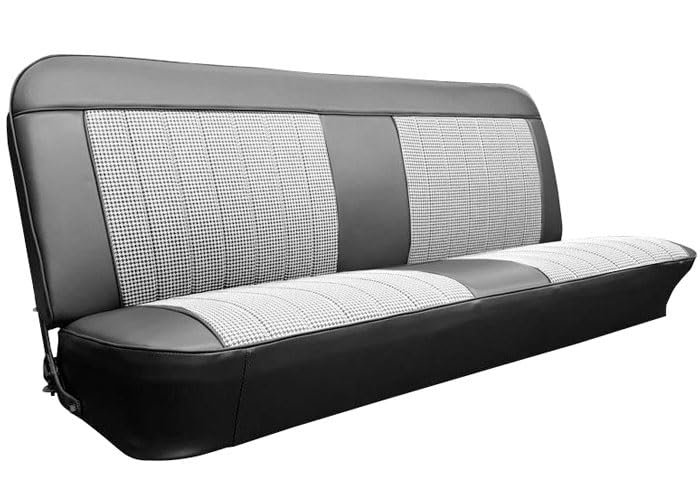 Houndstooth Seat Cover - Saddle Vinyl/Saddle Brothers Trucks UP66H00SADSAD Bench