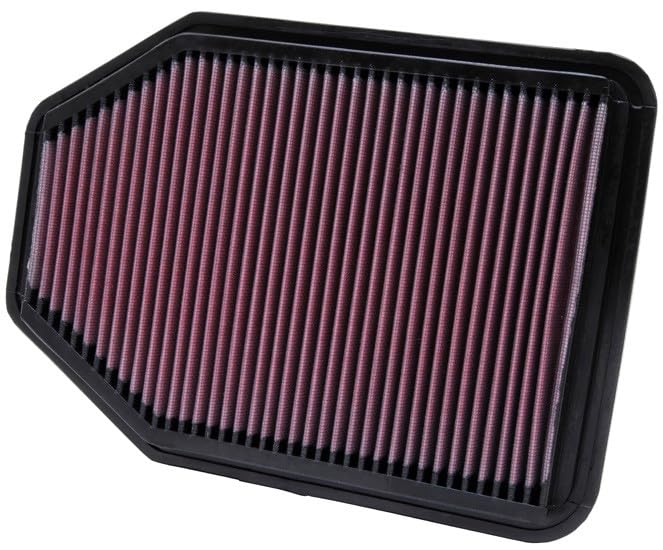 K&N Original High-Flow Lifetime Engine Air Filter: Increase Power: Premium, Washable: Compatible with 2007-2018 JEEP: Wrangler, Wrangler JK, 22-2364