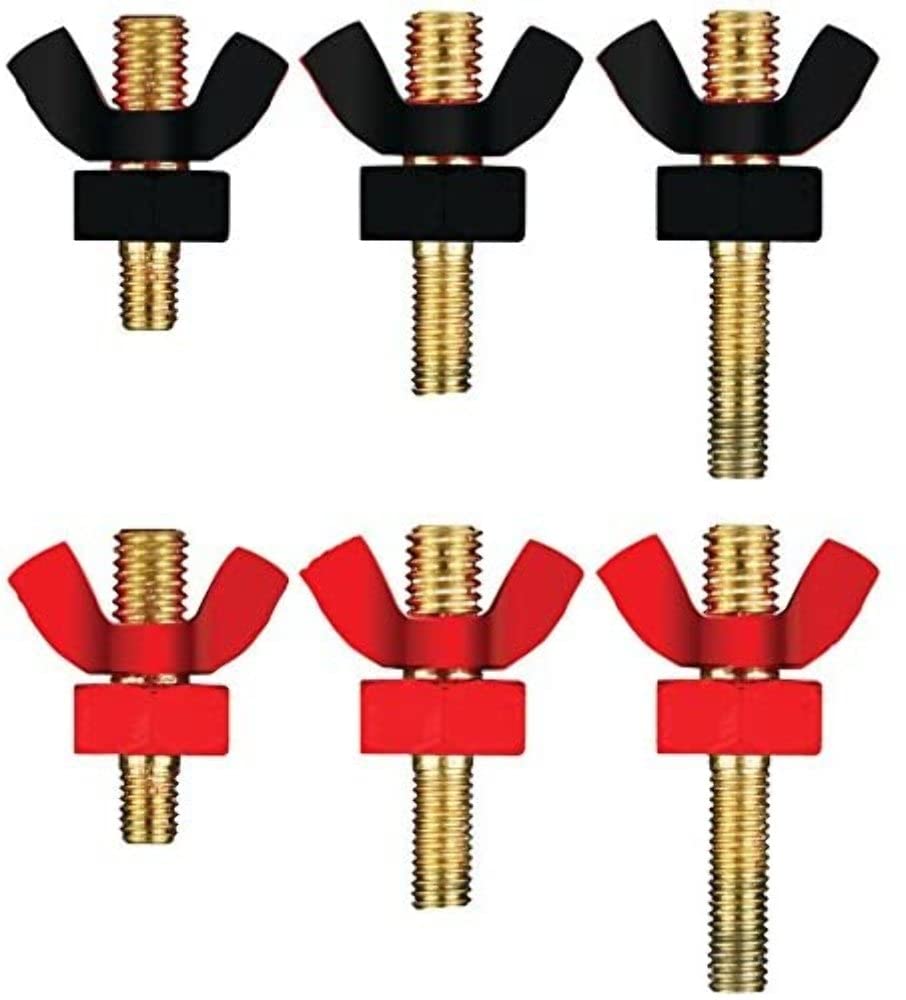 Wing Nut Sets SHURIKEN Positive and Negative - 3 Sets