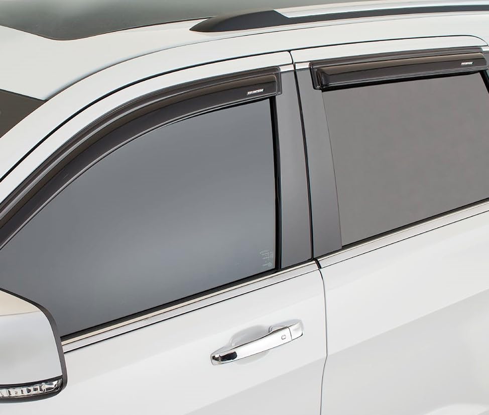 Outside Mount Ventvisors - Tape-Onz | Stampede Products | Fits 2011 - 2023 Dodge Durango, Smoke | 4 pcs., 6259-2